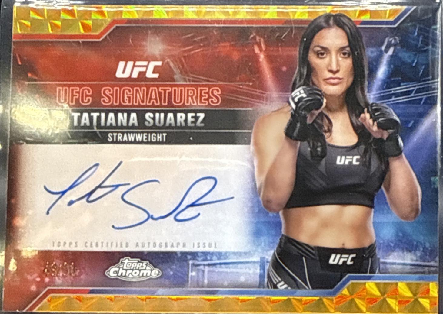 Tatiana Suarez [Geometric Gold Refractor] #SIG-TS