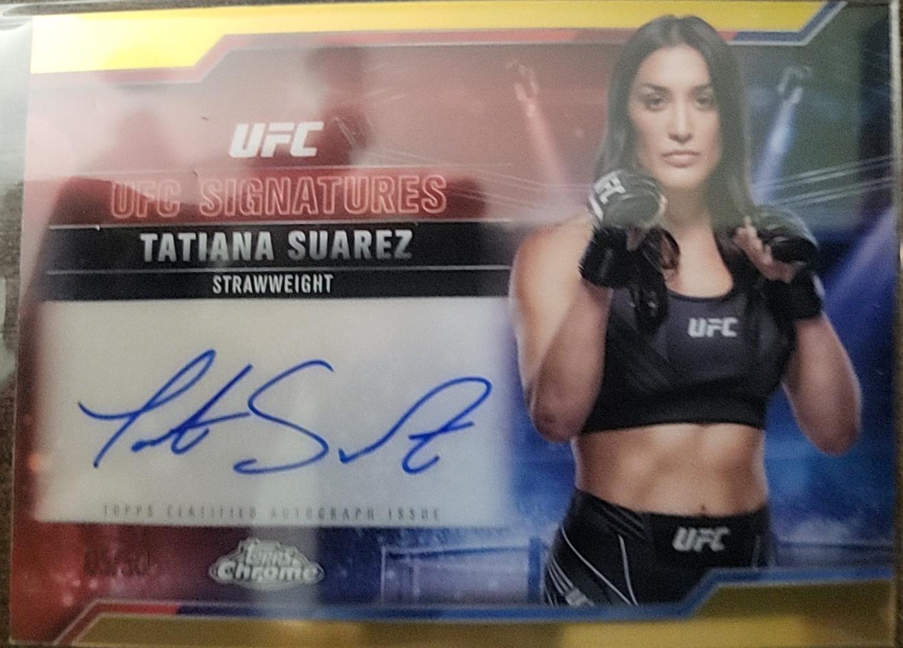 Tatiana Suarez [Gold Refractor] #SIG-TS