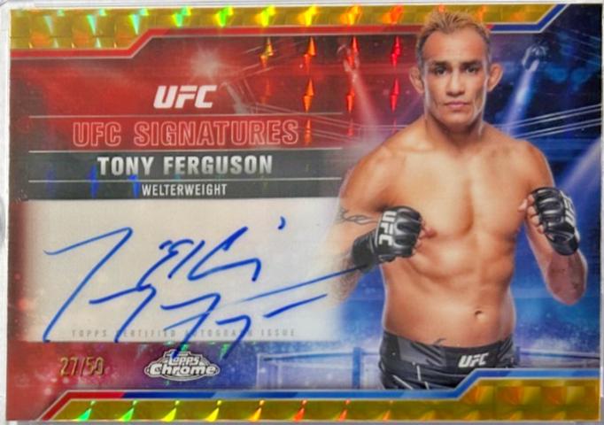 Tony Ferguson [Geometric Gold Refractor] #SIG-TF