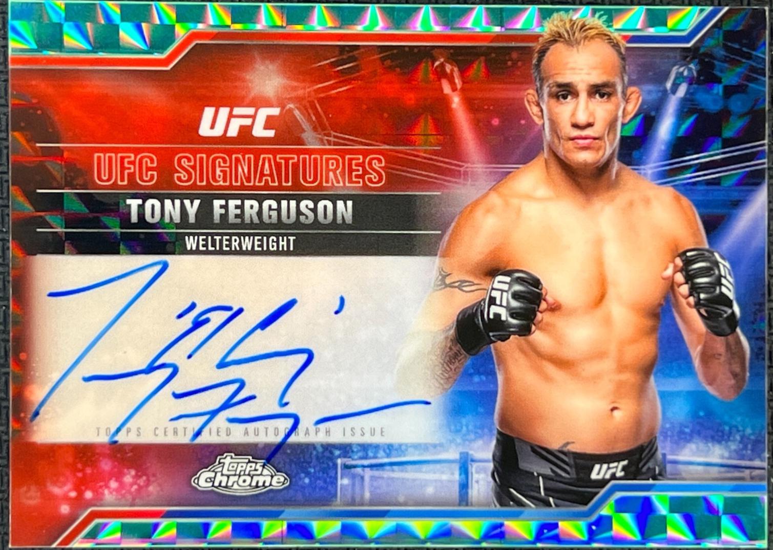 Tony Ferguson [Geometric Purple Refractor] #SIG-TF
