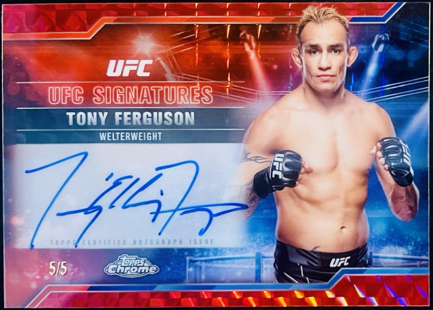 Tony Ferguson [Geometric Red Refractor] #SIG-TF