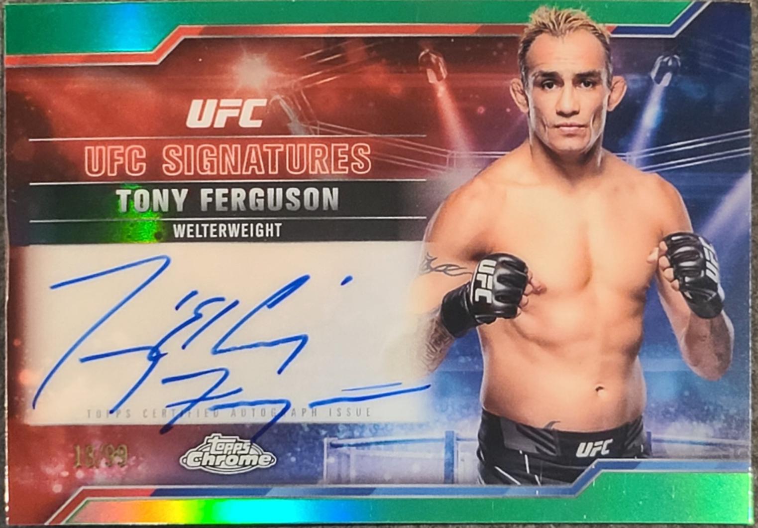 Tony Ferguson [Green Refractor] #SIG-TF
