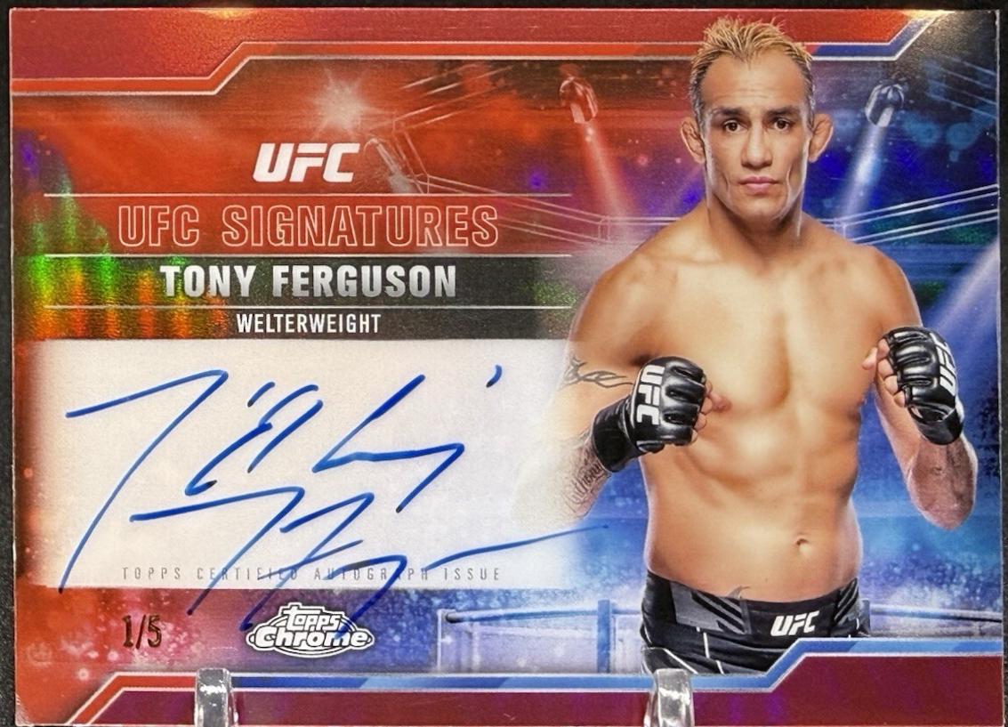 Tony Ferguson [Red Refractor] #SIG-TF