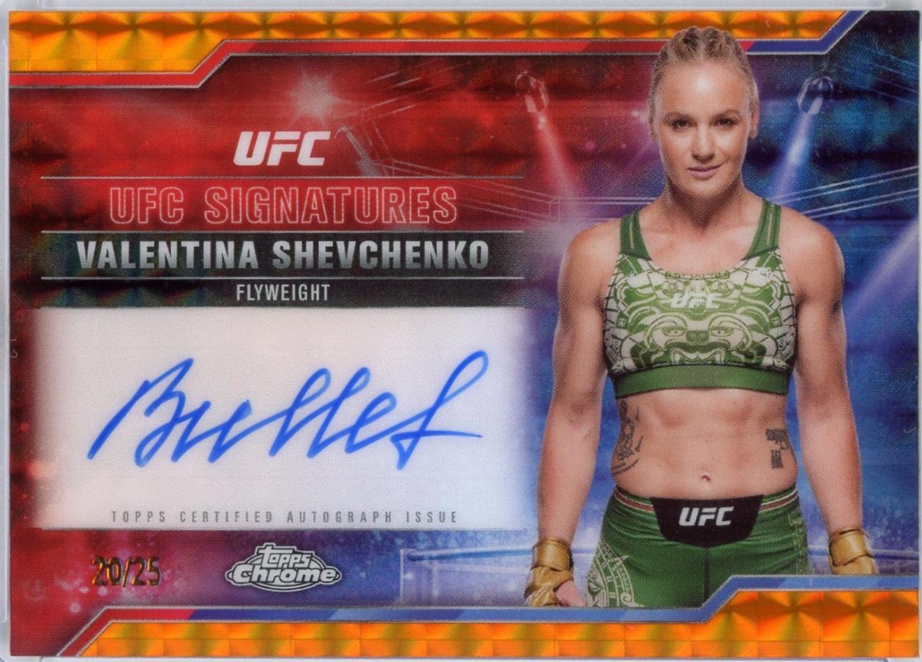Valentina Shevchenko [Geometric Orange Refractor] #SIG-VS