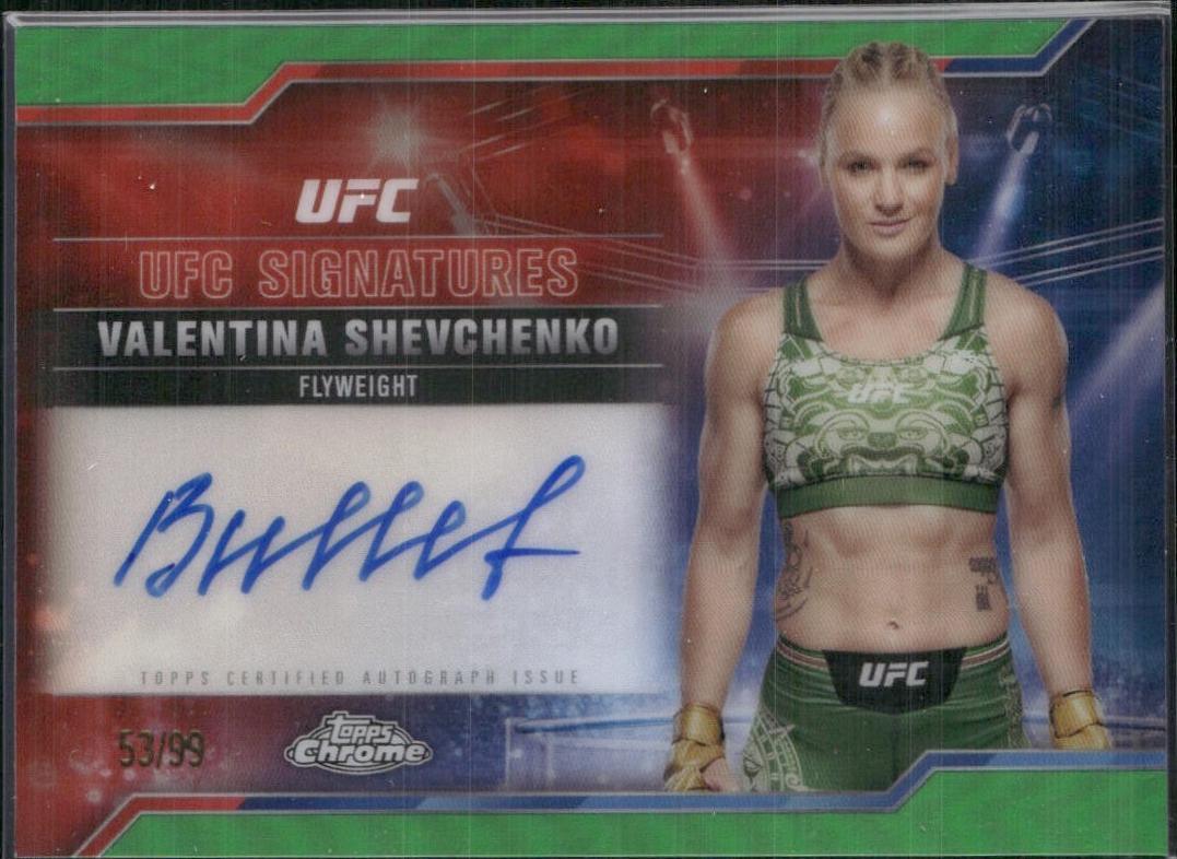 Valentina Shevchenko [Green Refractor] #SIG-VS