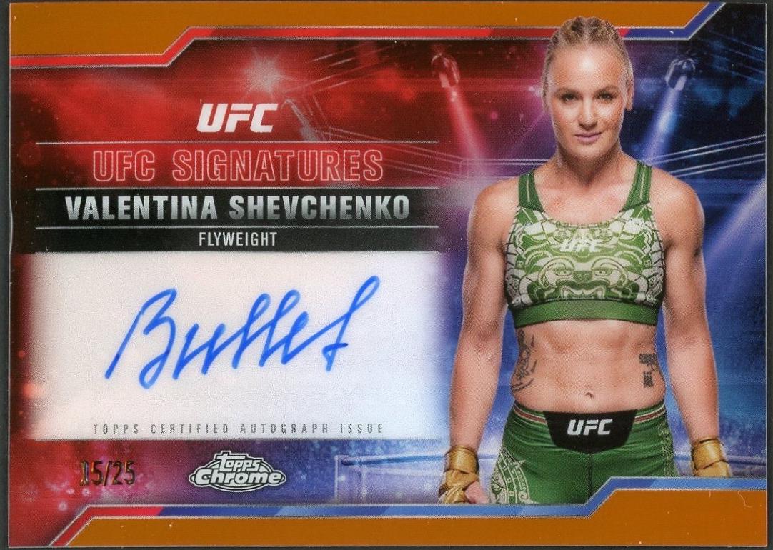 Valentina Shevchenko [Orange Refractor] #SIG-VS