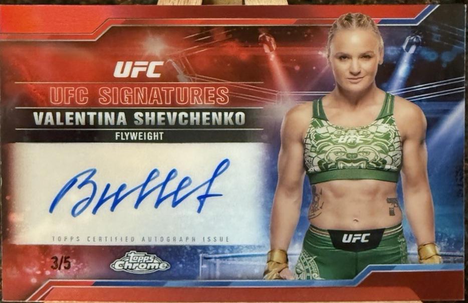 Valentina Shevchenko [Red Refractor] #SIG-VS