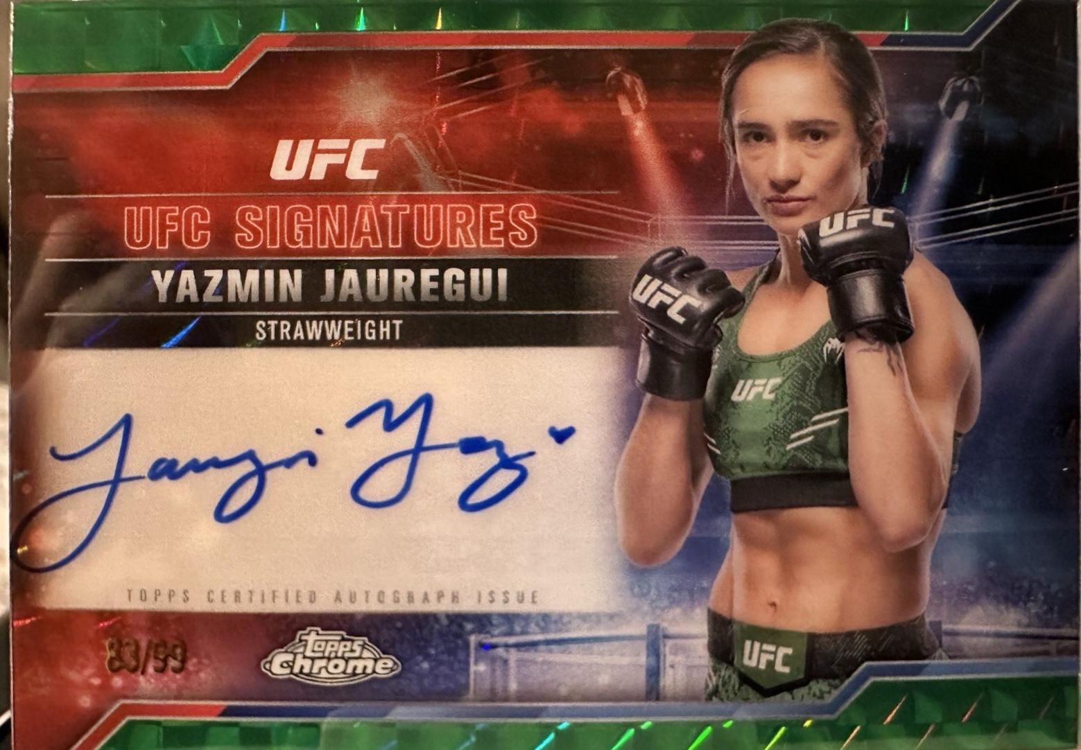 Yazmin Jauregui [Green Refractor] #SIG-YJ