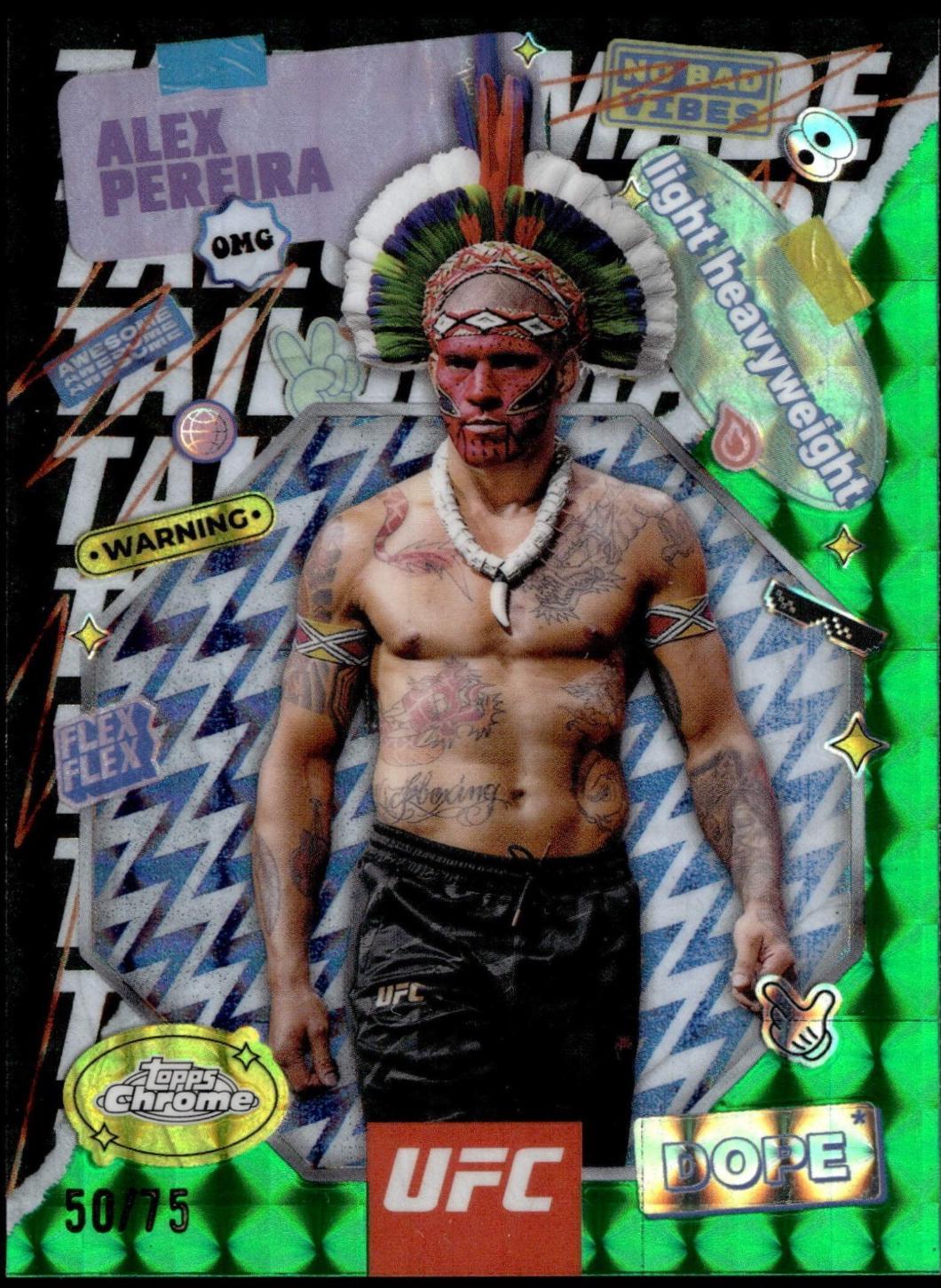 Alex Pereira [Geometric Green Refractor] #TRM-7