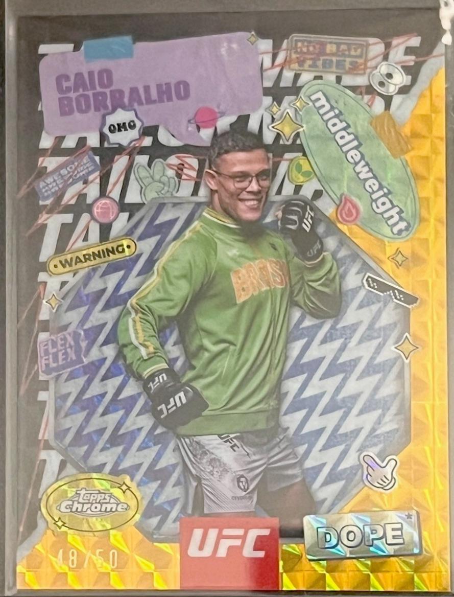 Caio Borralho [Geometric Gold Refractor] #TRM-1