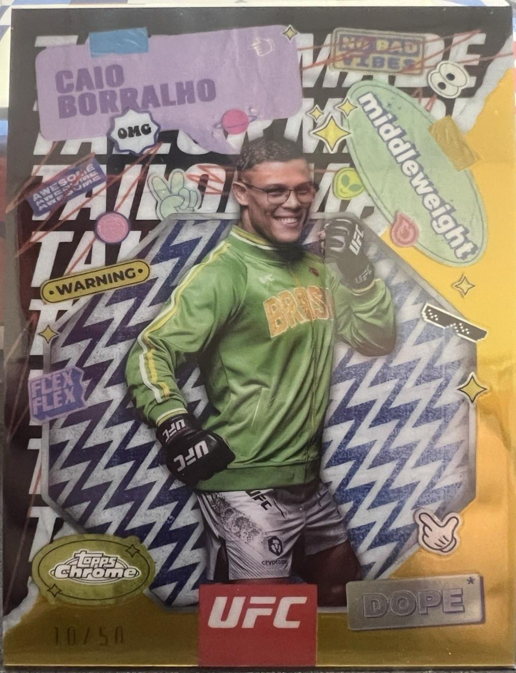Caio Borralho [Geometric Purple Refractor] #TRM-1