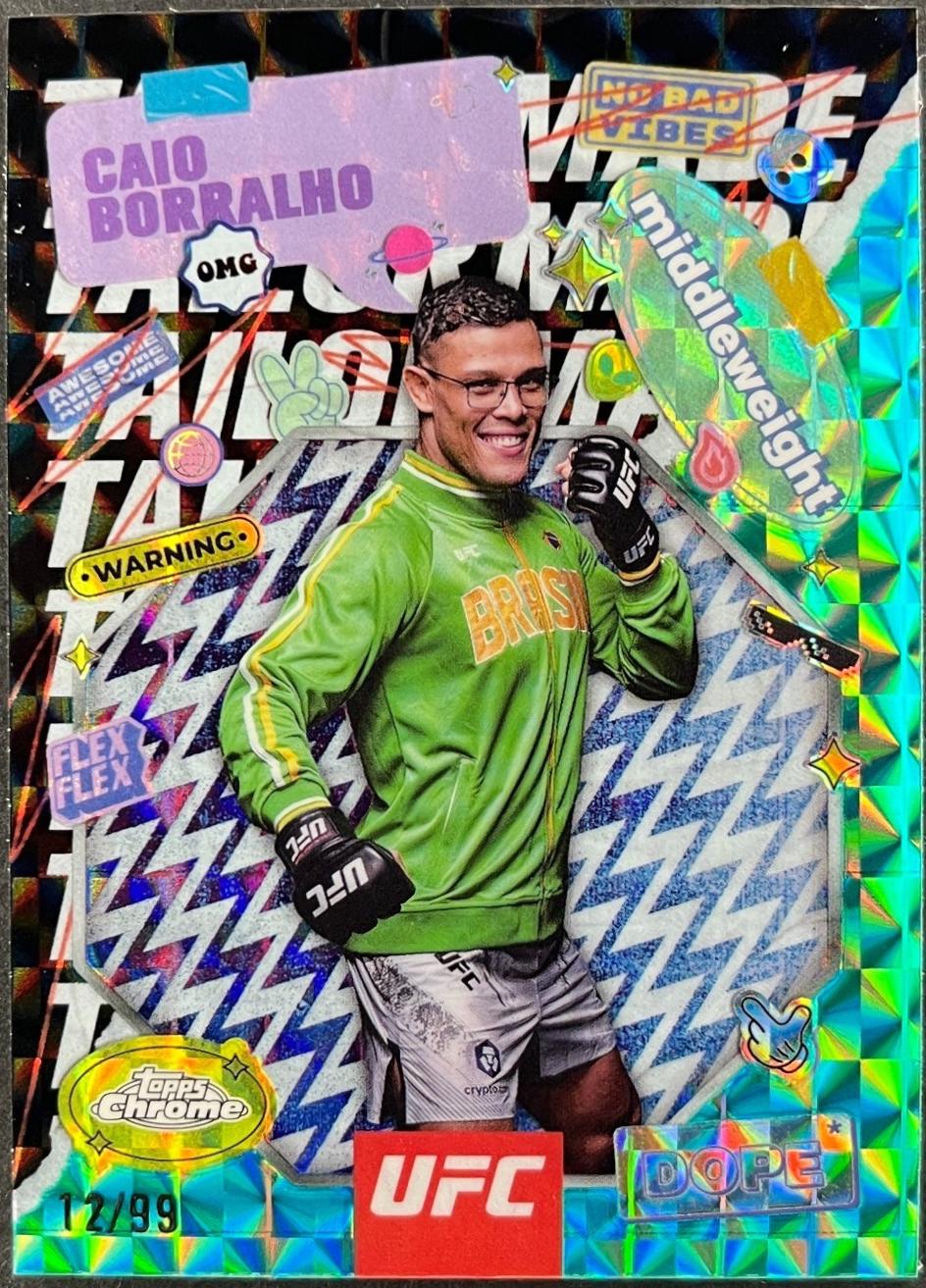 Caio Borralho [Green Refractor] #TRM-1