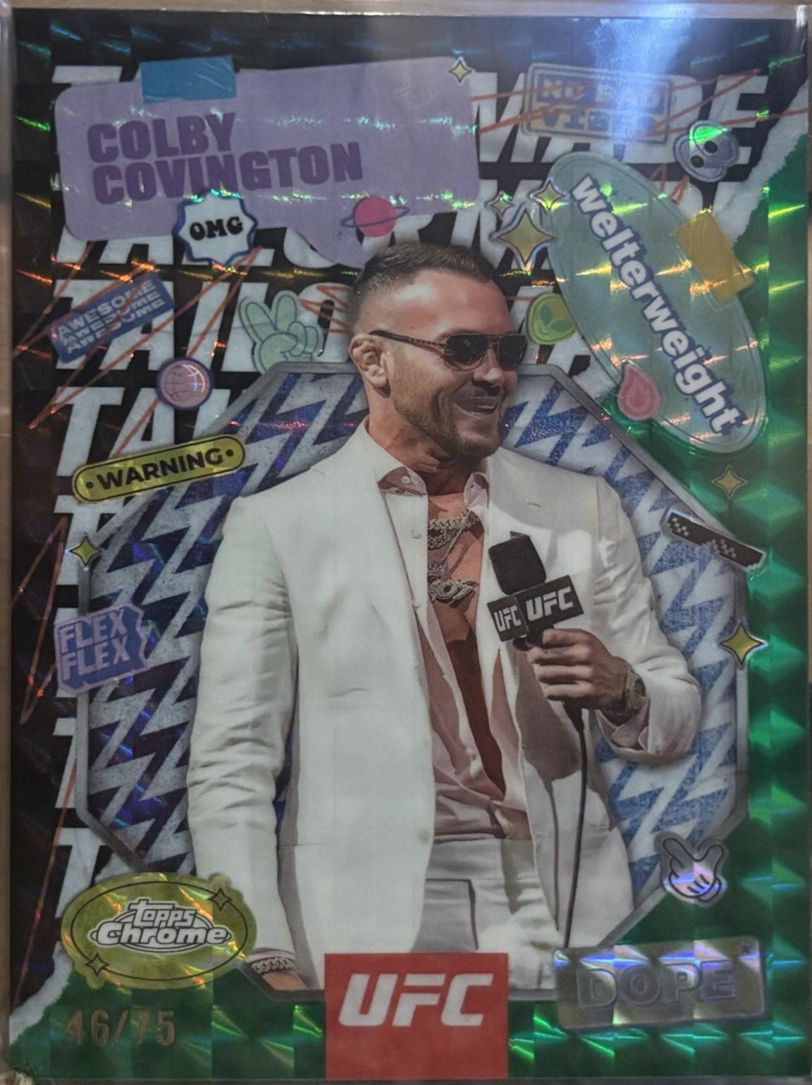 Colby Covington [Geometric Green Refractor] #TRM-5