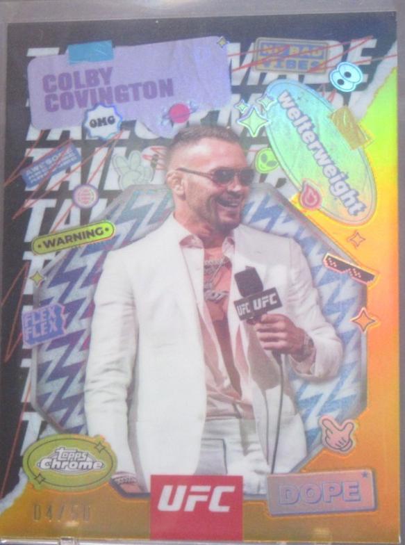 Colby Covington [Gold Refractor] #TRM-5