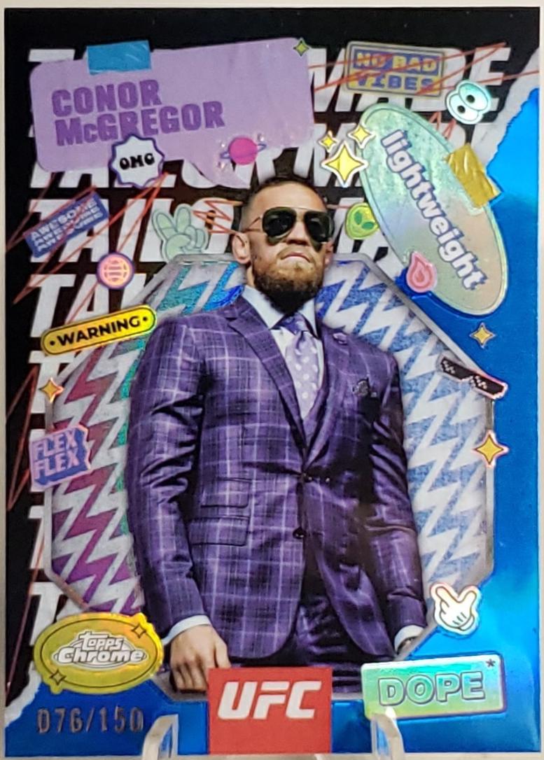 Conor McGregor [Blue Refractor] #TRM-10