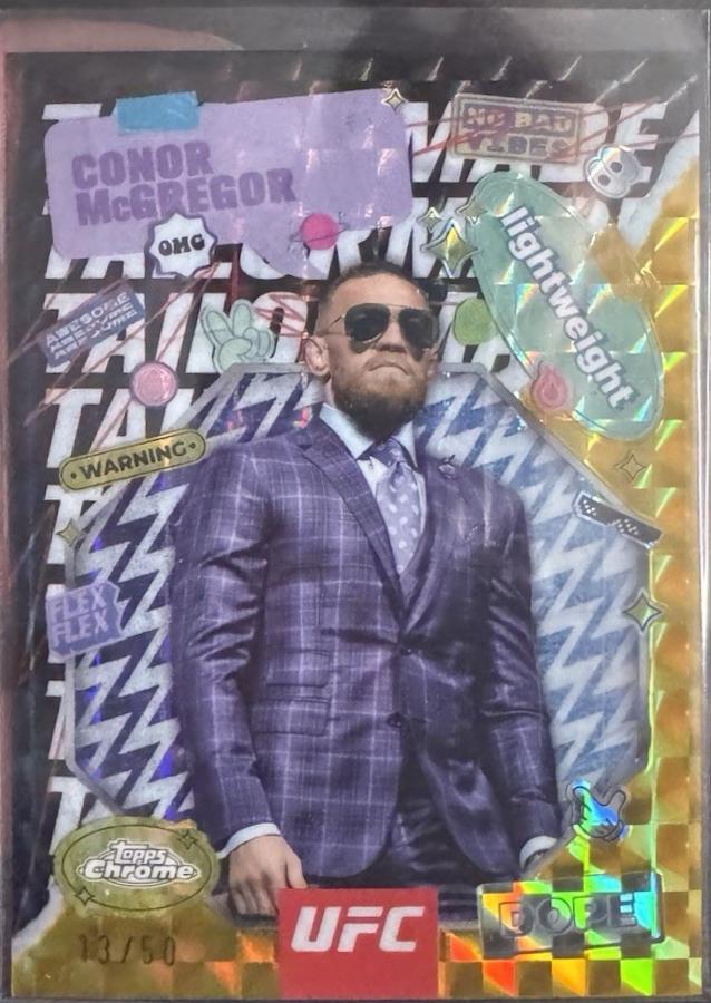 Conor McGregor [Geometric Gold Refractor] #TRM-10