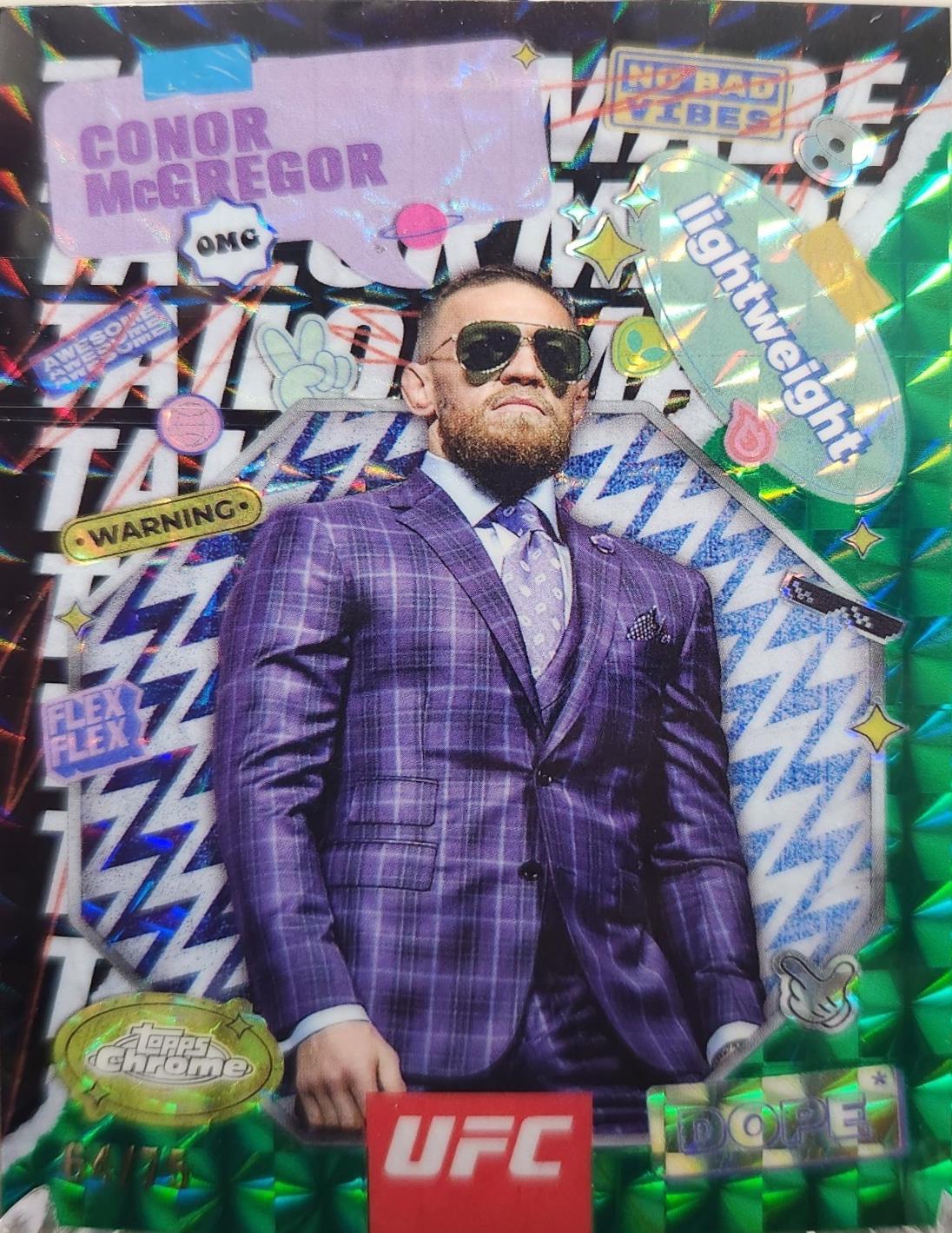 Conor McGregor [Geometric Green Refractor] #TRM-10
