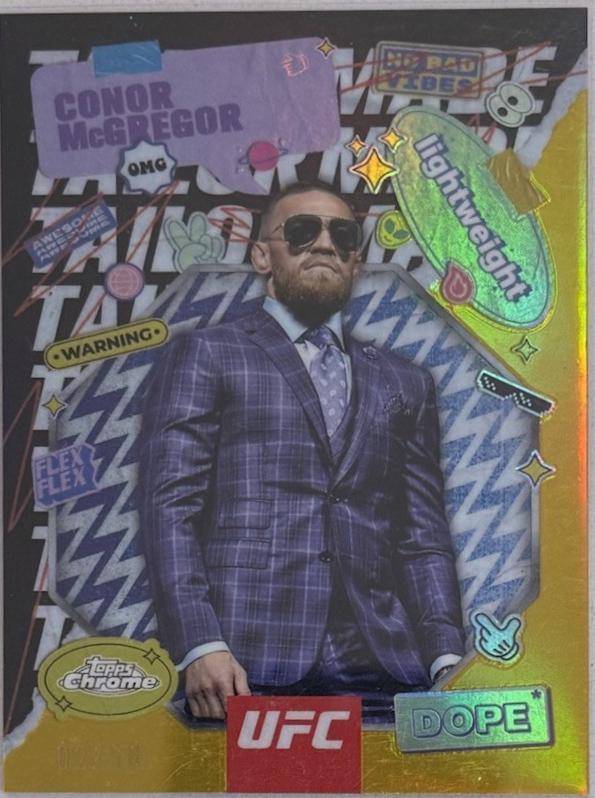 Conor McGregor [Gold Refractor] #TRM-10