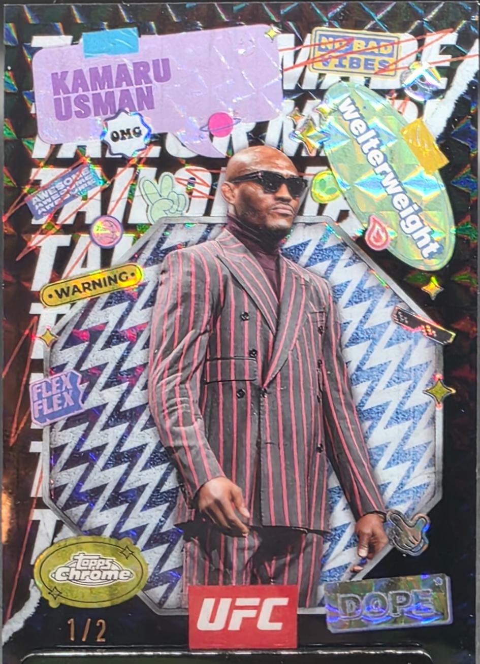 Kamaru Usman [Geometric Black Refractor] #TRM-2