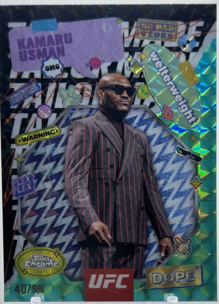 Kamaru Usman [Green Refractor] #TRM-2