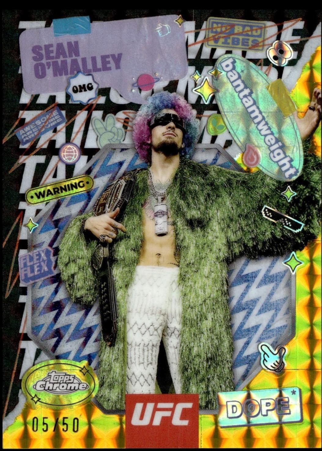Sean O'Malley [Geometric Gold Refractor] #TRM-9