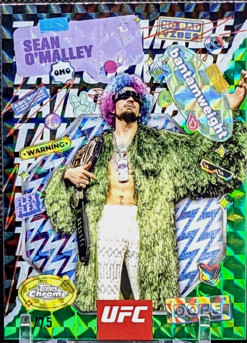 Sean O'Malley [Geometric Green Refractor] #TRM-9