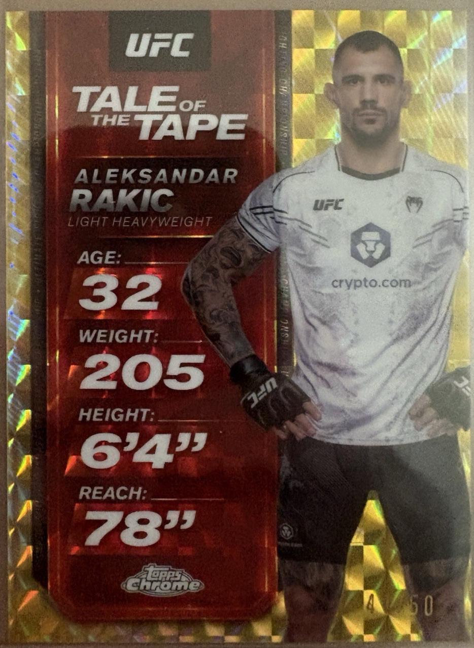 Aleksandar Rakic [Geometric Gold Refractor] #TTT-11