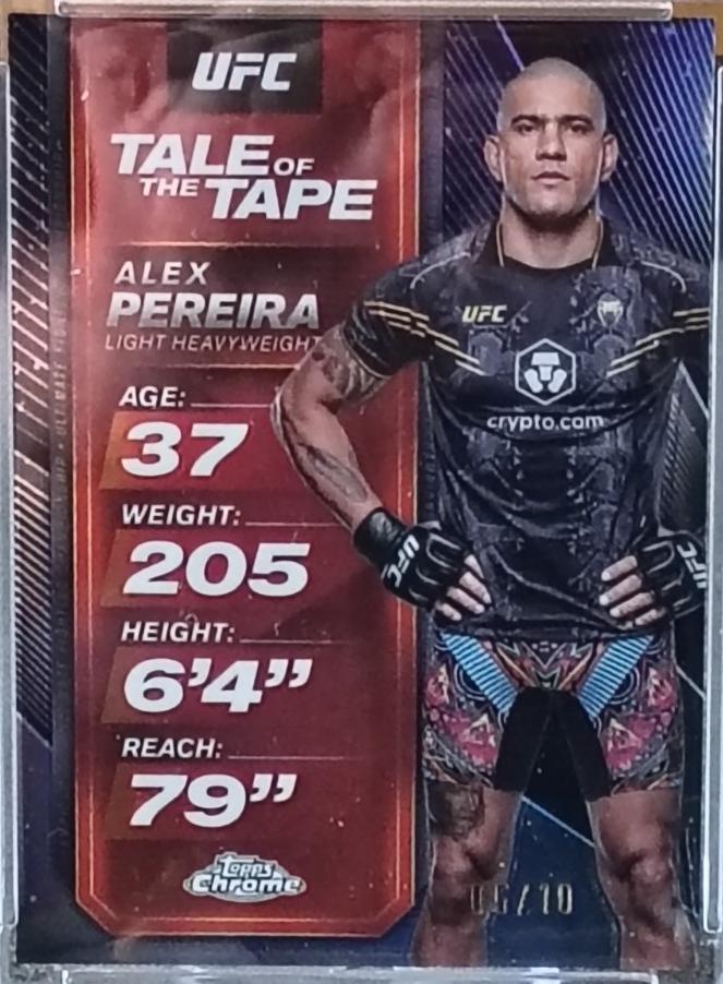 Alex Pereira [Black Refractor] #TTT-9