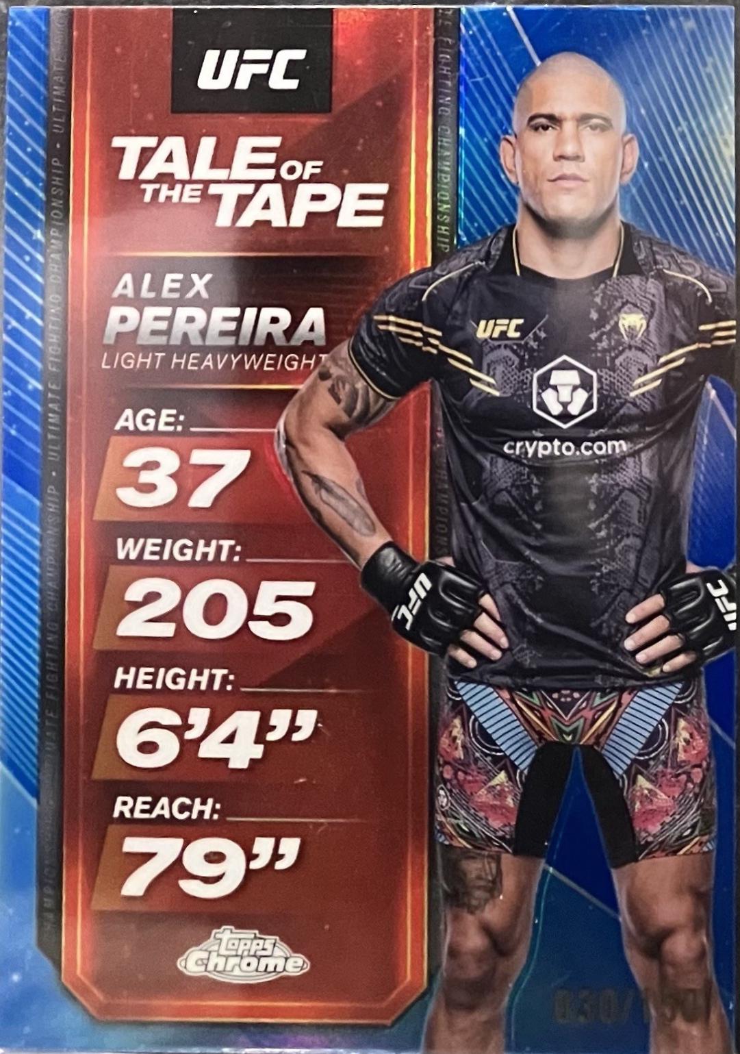 Alex Pereira [Blue Refractor] #TTT-9