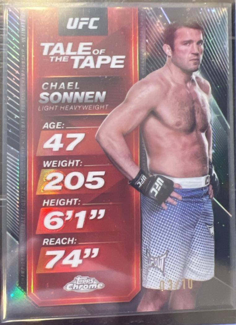 Chael Sonnen [Black Refractor] #TTT-25