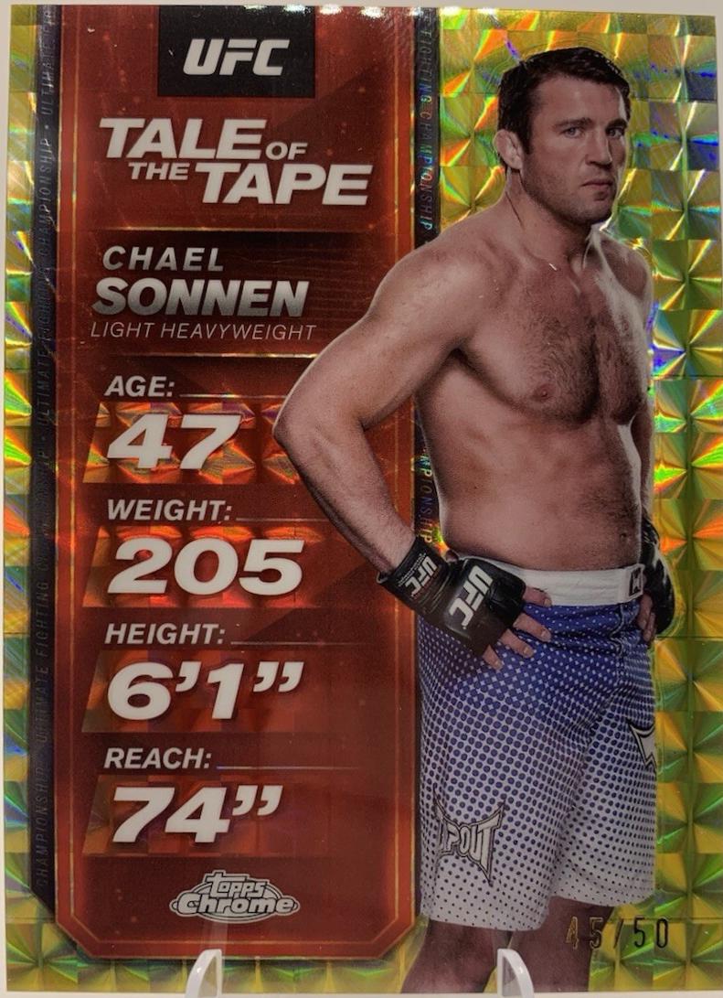 Chael Sonnen [Geometric Gold Refractor] #TTT-25