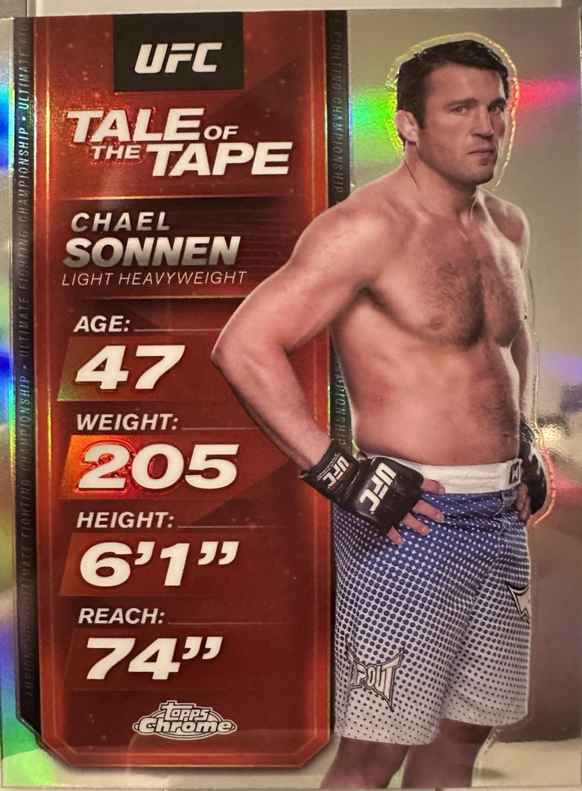 Chael Sonnen [Refractor] #TTT-25