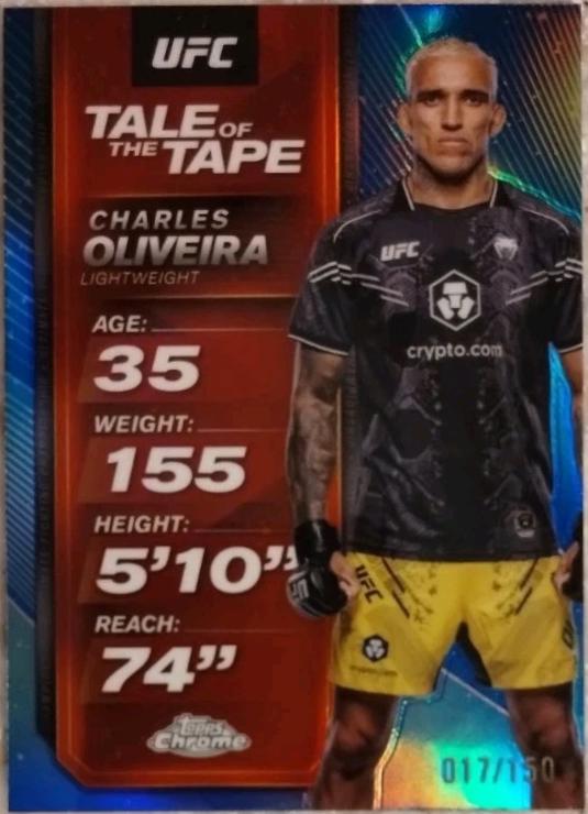 Charles Oliveira [Blue Refractor] #TTT-4