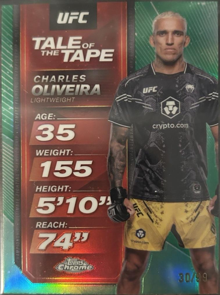 Charles Oliveira [Geometric Aqua Refractor] #TTT-4