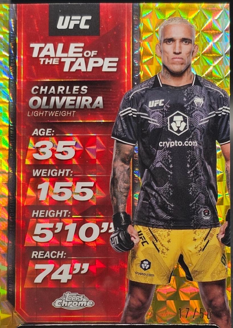 Charles Oliveira [Geometric Gold Refractor] #TTT-4
