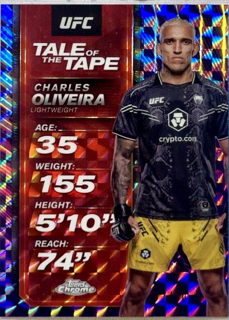 Charles Oliveira [Geometric Purple Refractor] #TTT-4