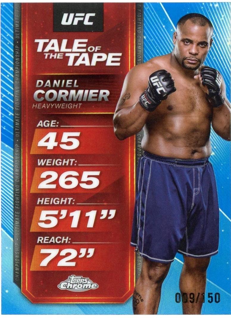 Daniel Cormier [Blue Refractor] #TTT-22