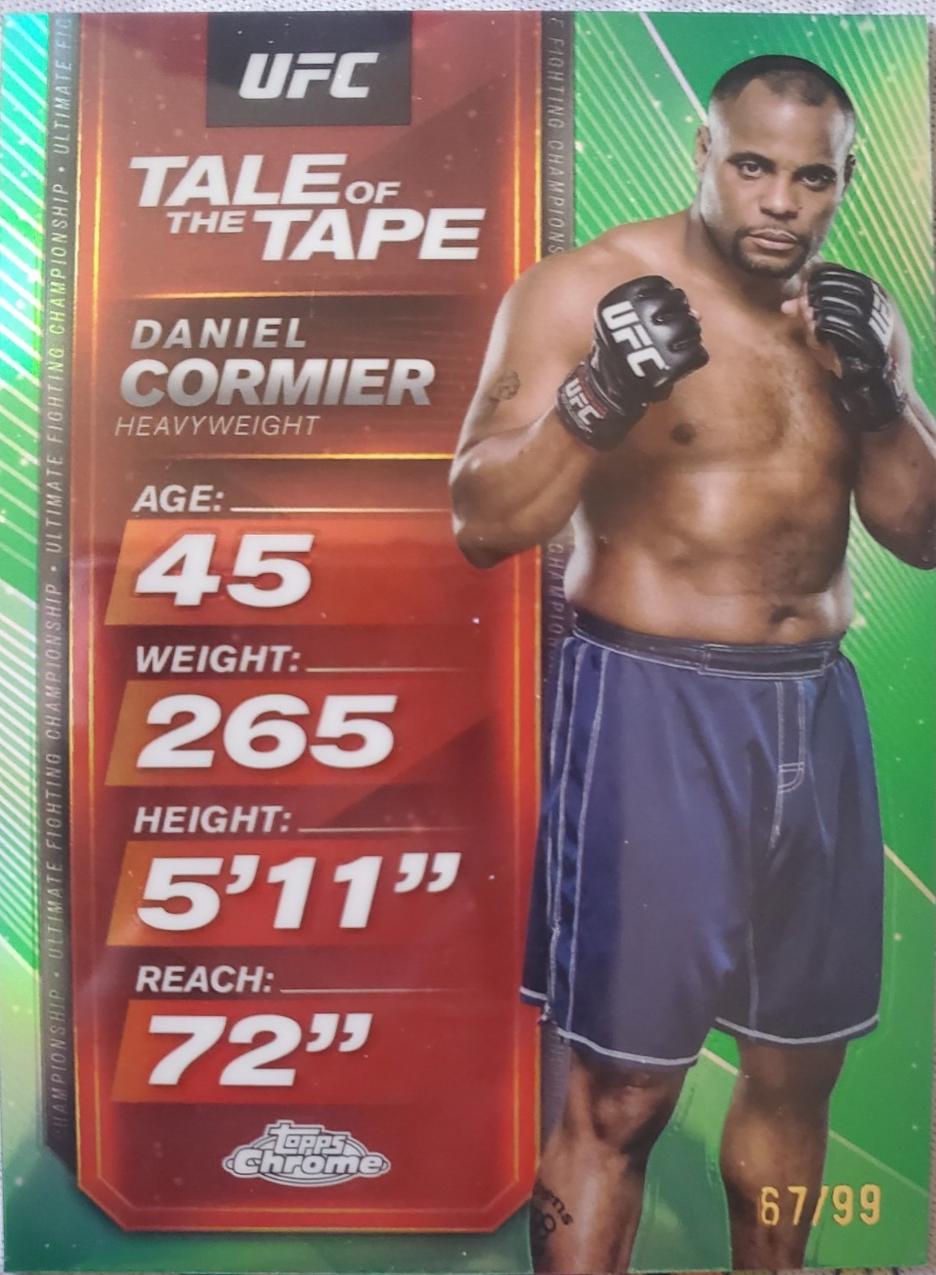 Daniel Cormier [Green Refractor] #TTT-22