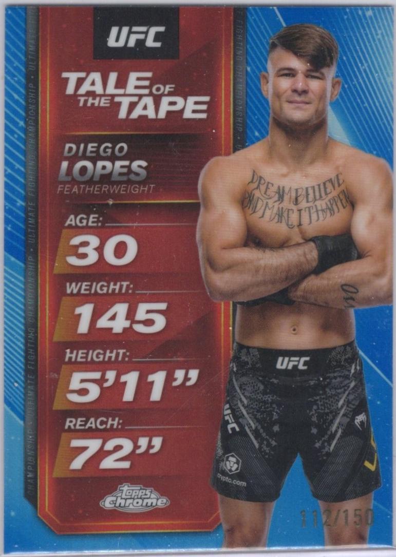 Diego Lopes [Blue Refractor] #TTT-17