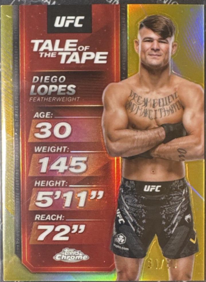 Diego Lopes [Gold Refractor] #TTT-17
