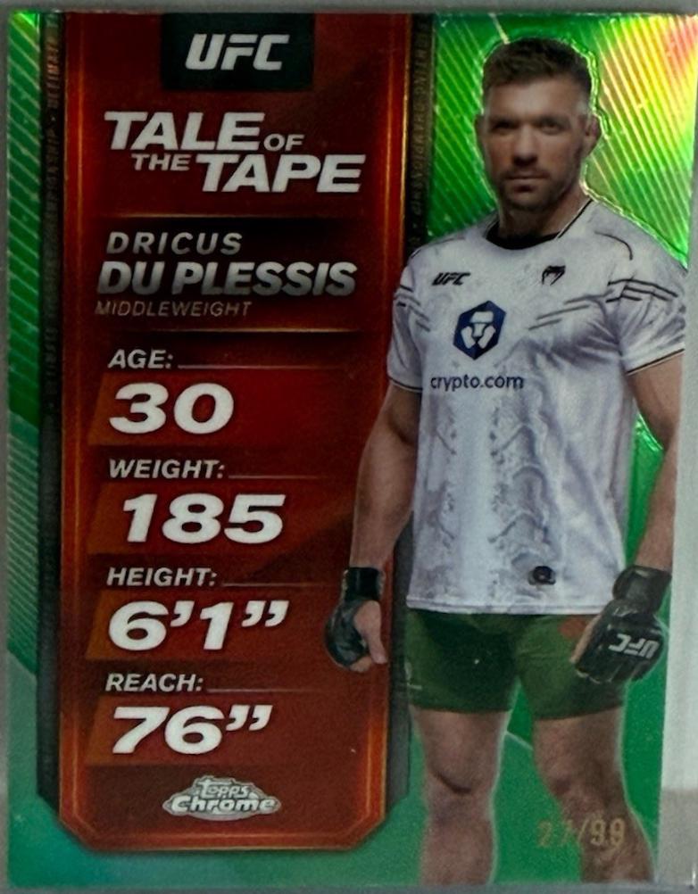 Dricus Du Plessis [Green Refractor] #TTT-6