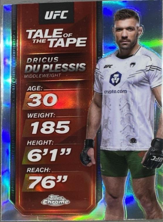 Dricus Du Plessis [Refractor] #TTT-6
