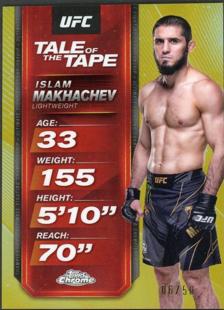 Islam Makhachev [Gold Refractor] #TTT-21
