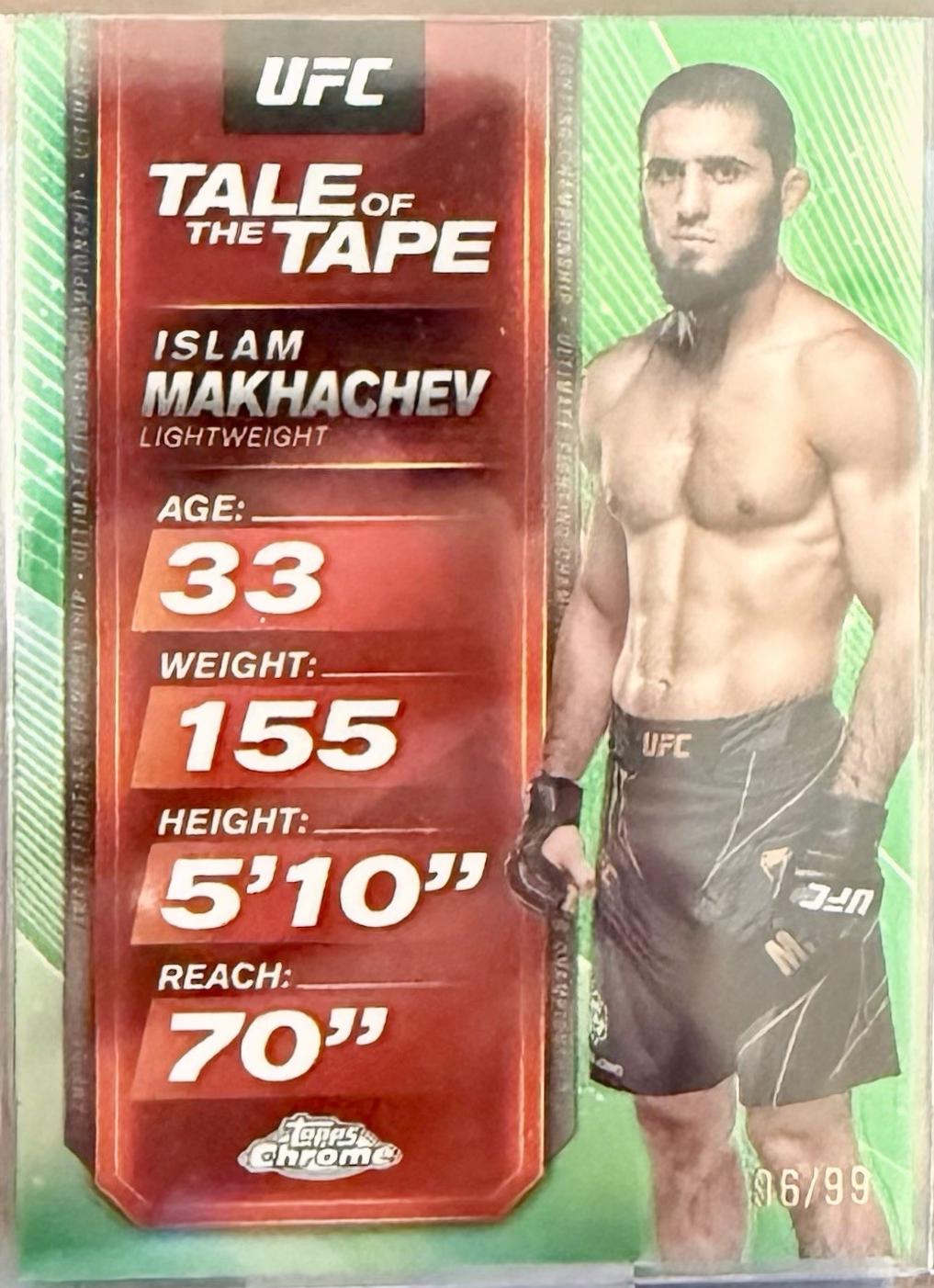Islam Makhachev [Green Refractor] #TTT-21