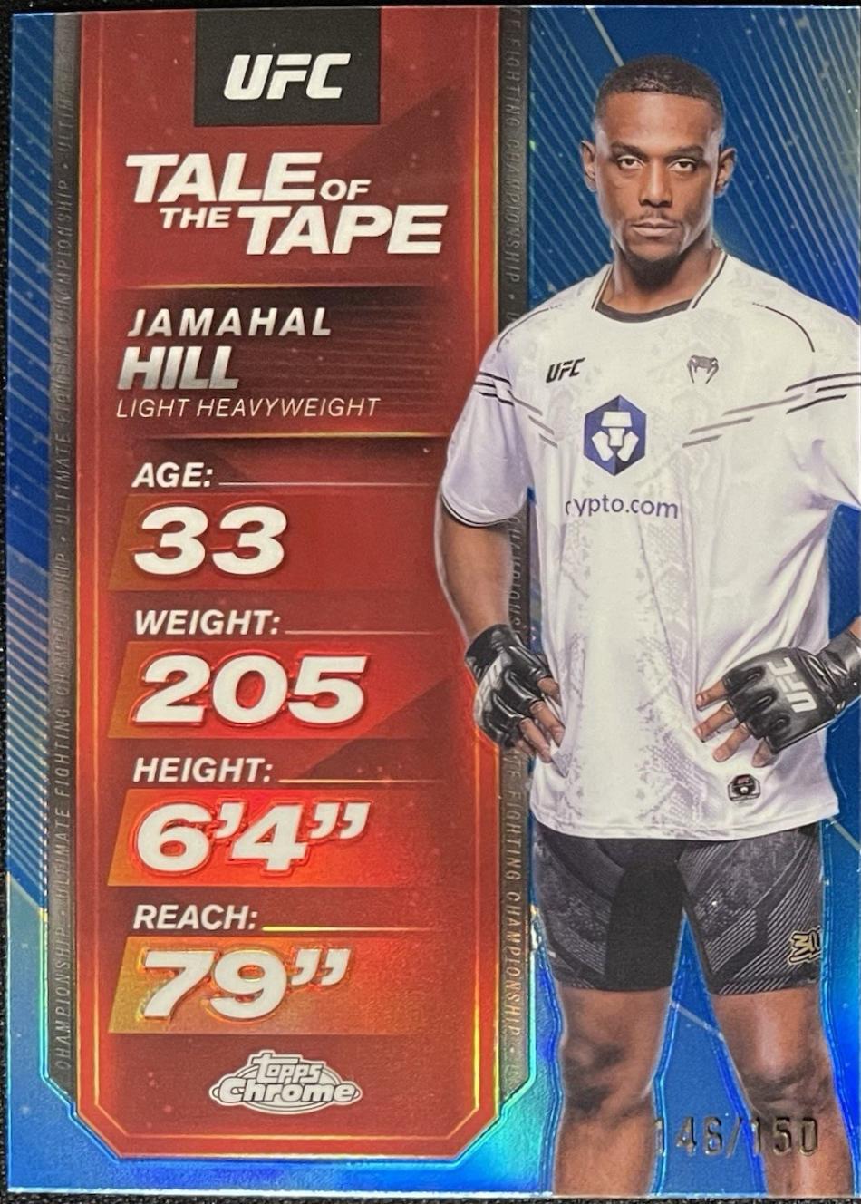 Jamahal Hill [Blue Refractor] #TTT-2