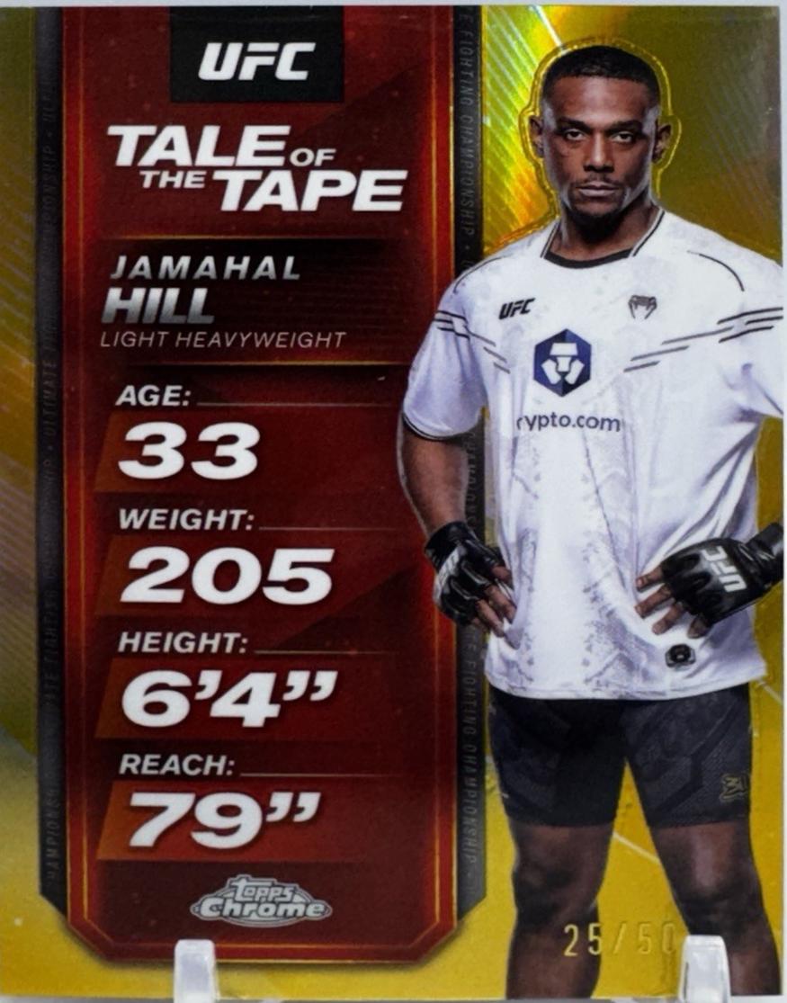 Jamahal Hill [Gold Refractor] #TTT-2