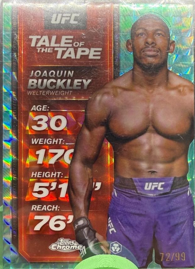 Joaquin Buckley [Geometric Aqua Refractor] #TTT-12