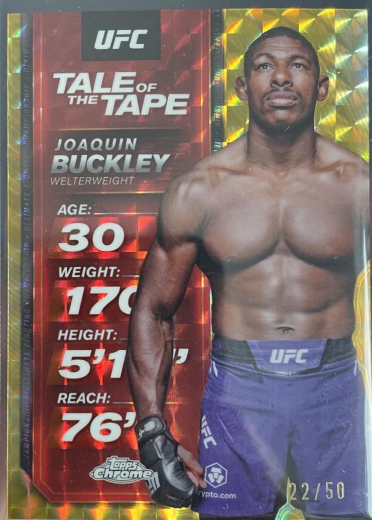 Joaquin Buckley [Gold Refractor] #TTT-12
