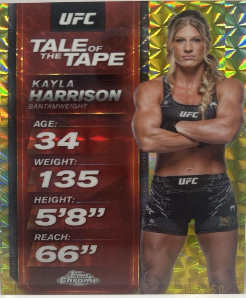 Kayla Harrison [Geometric Gold Refractor] #TTT-7