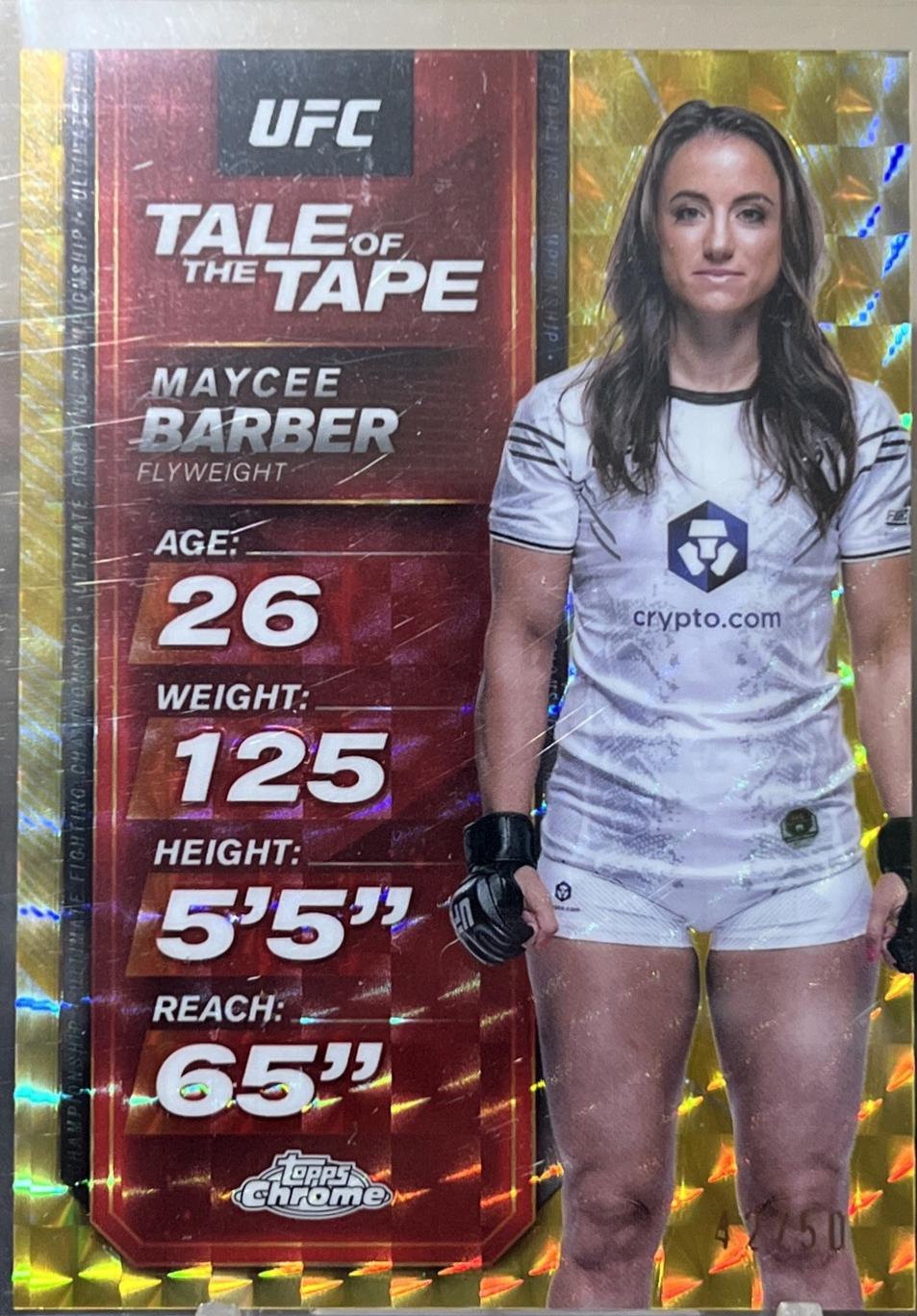 Maycee Barber [Geometric Gold Refractor] #TTT-19
